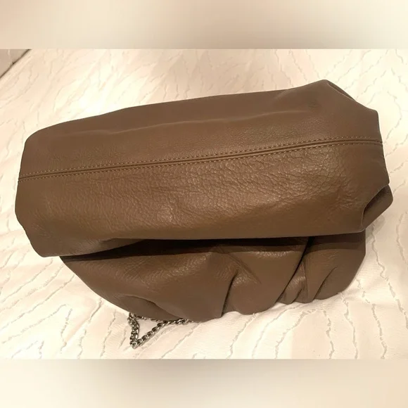 Genuine Leather Brown Crossbody Dumpling Bag - Picture 14 of 14